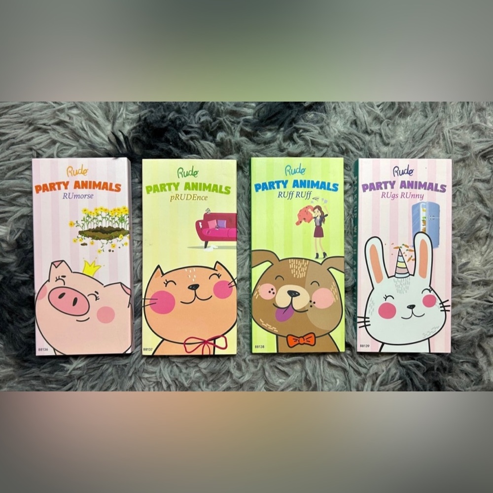 Rude Cosmetics Party Animals Eyeshadow Set